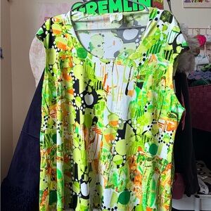 Colorful Abstract Women's Short Sleeve Top